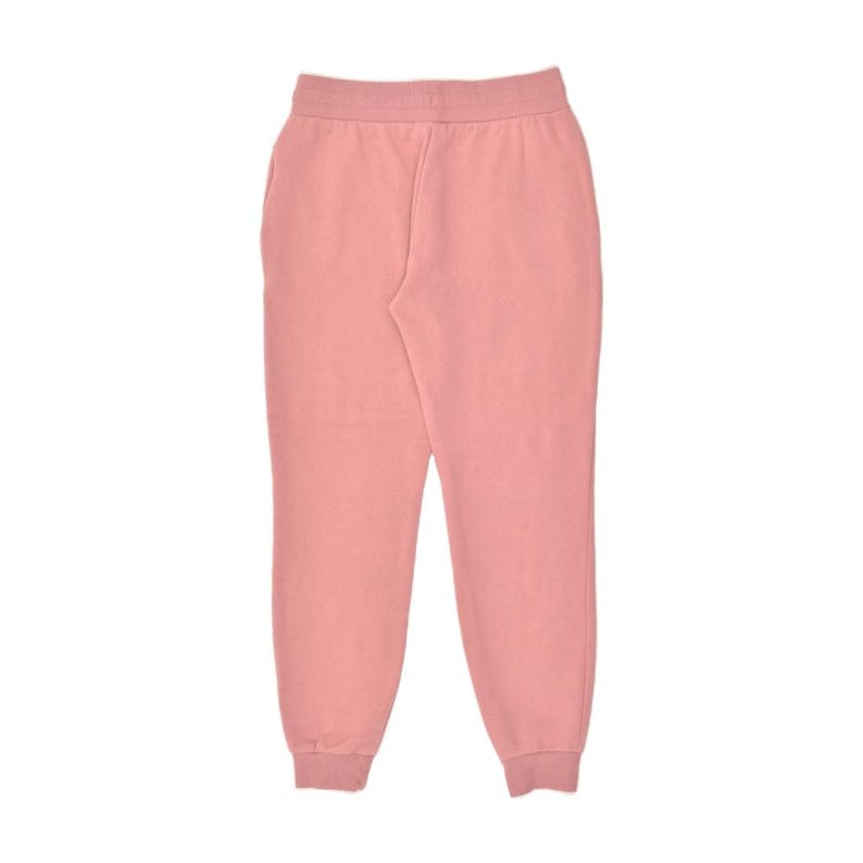 Fila womens tracksuit trousers joggers UK 12 medium pink cotton image 2