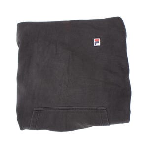 Fila mens hoodie jumper medium black cotton image 4