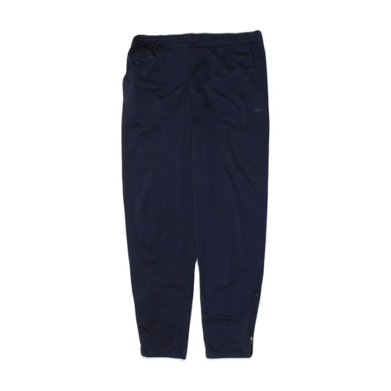 Pantalones de chándal Fila para hombre, talla IT 46, poliéster, azul marino imagen 1