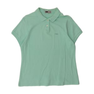 Fila womens polo shirt IT 50 XL green cotton image 1
