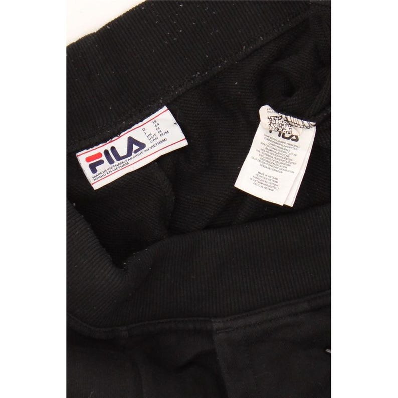 Fila Damen Trainingshose Jogginghose UK 44 medium schwarz Baumwolle Bild 3