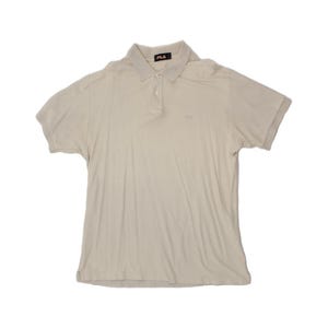 Camisa polo masculina Fila, tamanho IT 54 XL, bege imagem 1