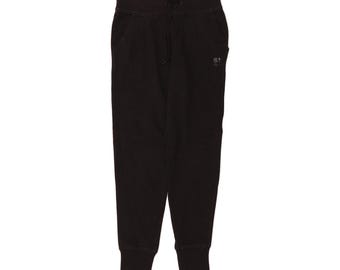 Pantalones deportivos Fila para mujer, talla UK 6XS, color negro, algodón.