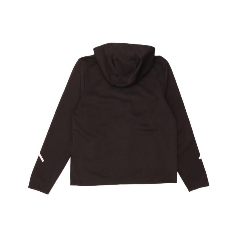 Fila Mens Zip Hoodie Sweater Large Black Polyester image 2