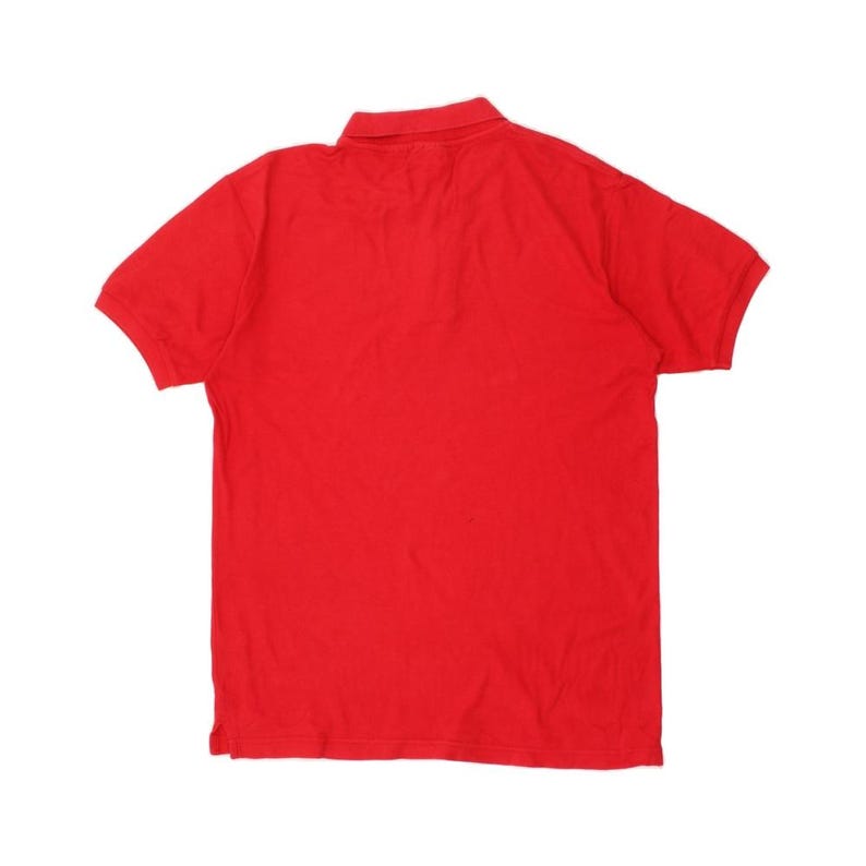 Polo Fila para hombre, pequeño, rojo, de algodón imagen 2