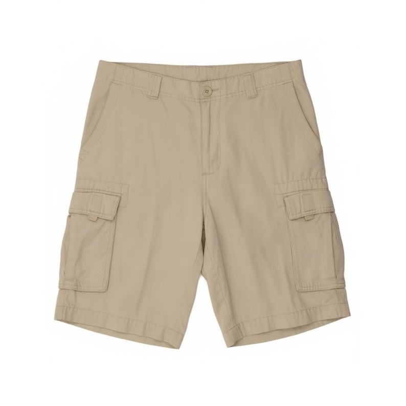 Fila Mens Cargo Shorts Large W34 Off White Cotton image 1