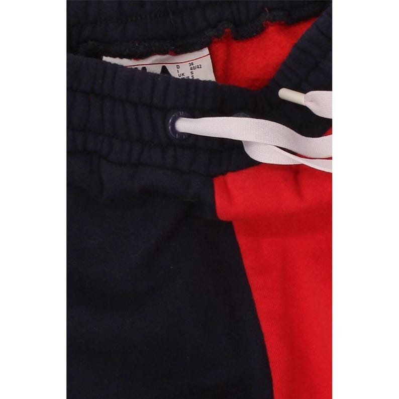 Pantalones de chándal Fila para hombre, con gráficos en azul marino, de algodón con bloques de color. imagen 3