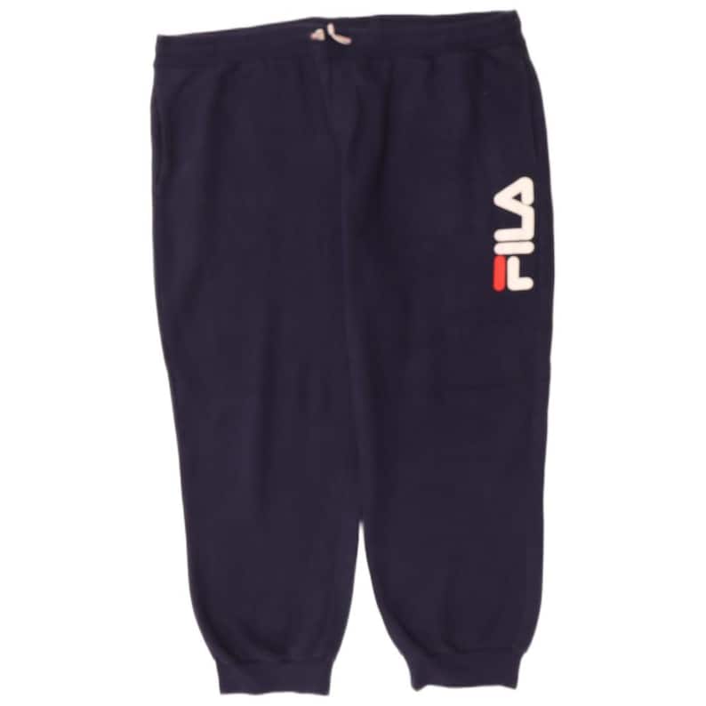 Fila mens graphic tracksuit trousers joggers size 50/52 2XL navy blue image 1