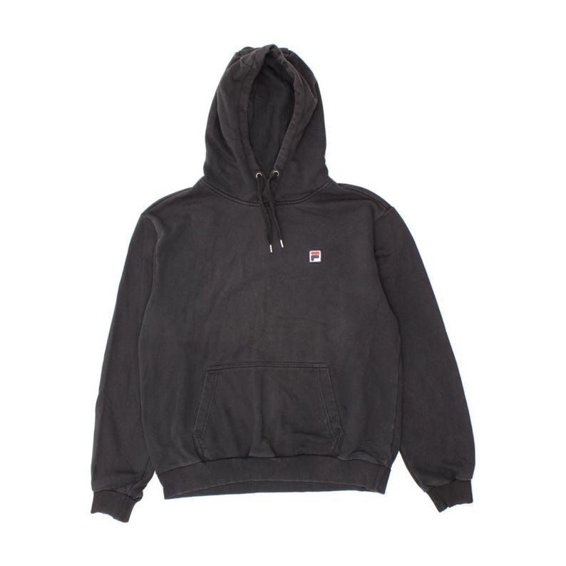 Fila mens hoodie jumper medium black cotton image 1