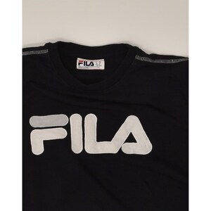Fila grafische damestrui UK 14, medium zwart afbeelding 3