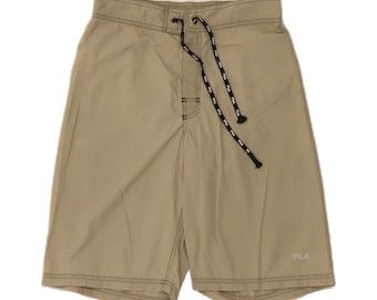 Pantaloncini da bagno Fila da uomo, taglia XS, colore kaki