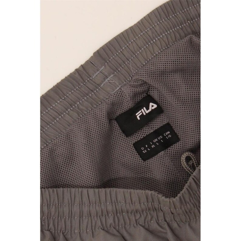 Fila mens tracksuit trousers large grey polyester image 3