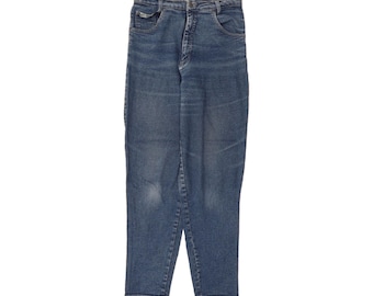 Vintage womens high waist skinny jeans W31 L30  blue cotton