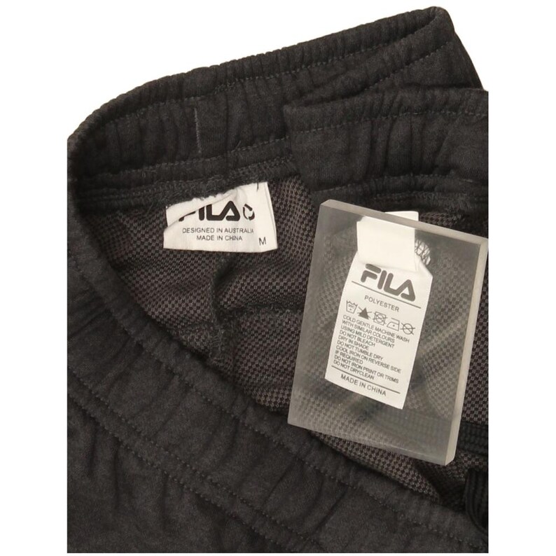 Pantalones de chándal Fila para hombre, poliéster gris medio imagen 3