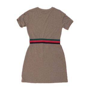 Fila womens t-shirt dress UK 10 small grey polyester image 2