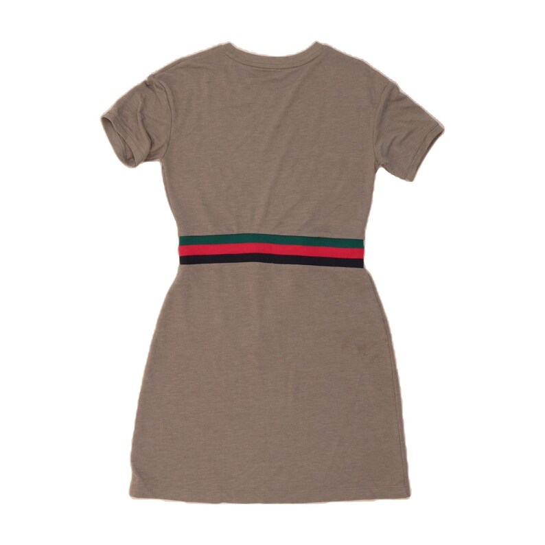 Fila womens t-shirt dress UK 10 small grey polyester image 2