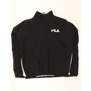 Fila Herren Trainingsjacke Trainingsjacke schwarz Nylon Bild 1