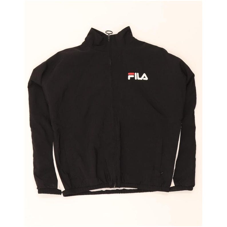 Fila Herren Trainingsjacke Trainingsjacke schwarz Nylon Bild 1