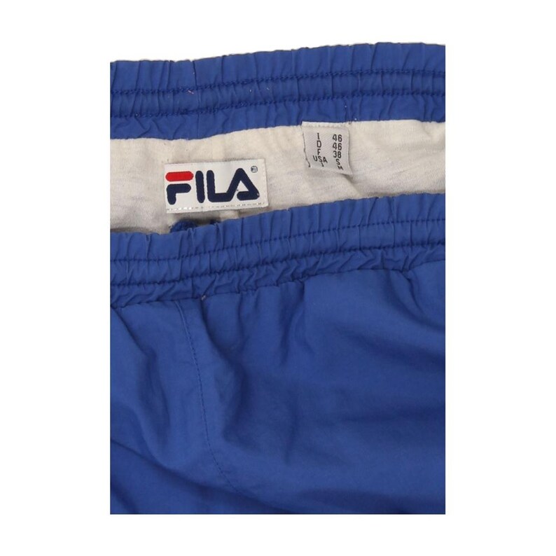 Pantalones de chándal Fila para hombre, estilo joggers IT 46, color azul pequeño con bloques de color imagen 3