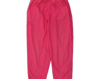 Vintage Womens High Waist Tapered Jeans W26 L26 Pink