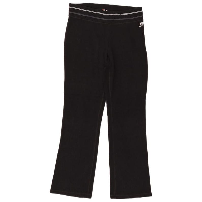 Fila womens tracksuit trousers UK 14 large black cotton image 1