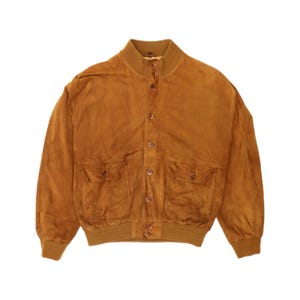 Italian Suede Bomber - Etsy