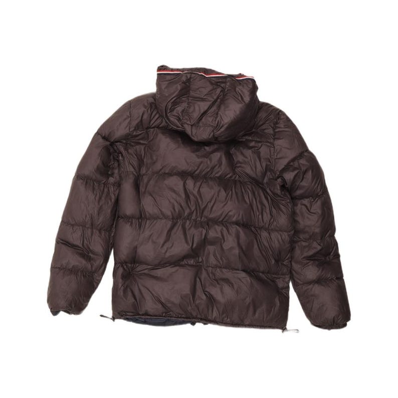 Fila Mens Hooded Reversible Padded Jacket UK 40 Large Navy Blue Colourblock image 4