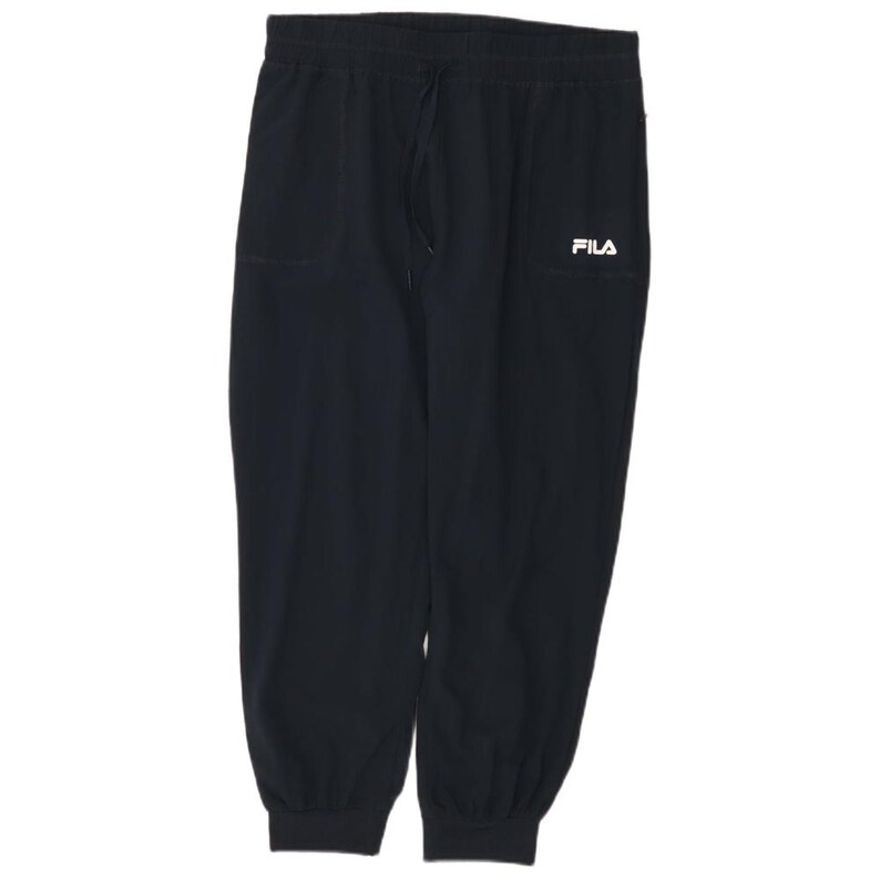 Fila Womens Tracksuit Trousers Joggers UK 12 Medium Navy Blue Polyester image 3