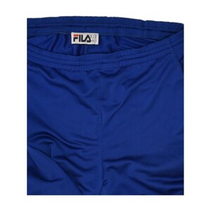 Pantaloni da tuta da uomo Fila IT 46 small blu colourblock poliestere immagine 3