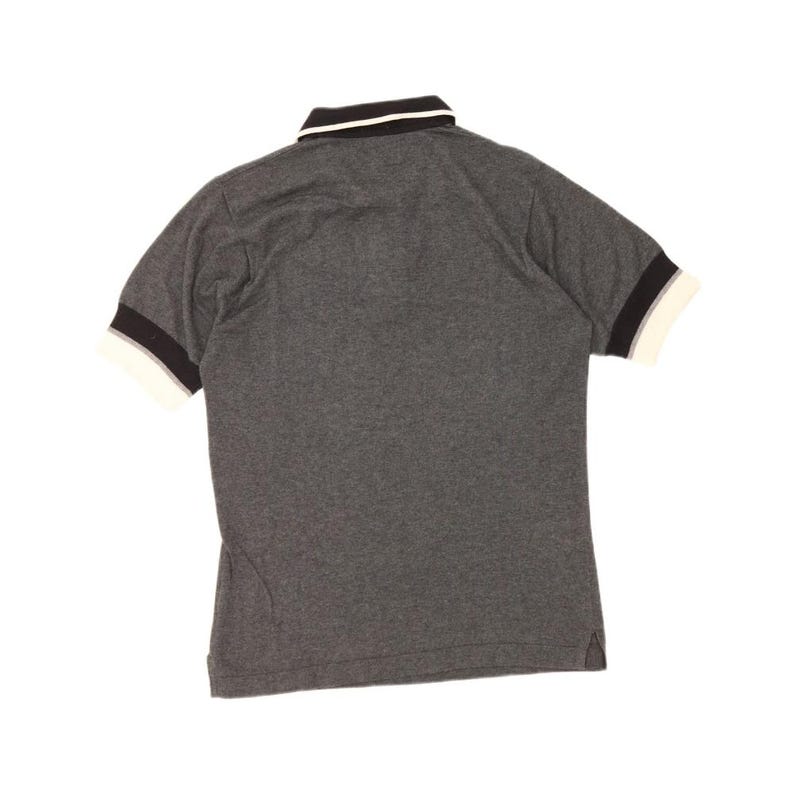 Fila Mens Polo Shirt Small Grey Colourblock Cotton image 2