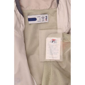 Fila Mens Tracksuit Top Jacket Small Beige Colourblock Polyamide image 7