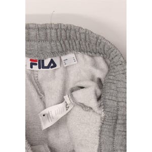 Fila mens sport shorts large grey cotton image 3