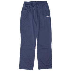 Fila Mens Tracksuit Trousers Large Navy Blue Striped Polyester image 1