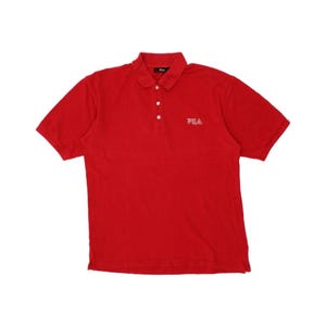 Fila mens polo shirt 2XL red image 1