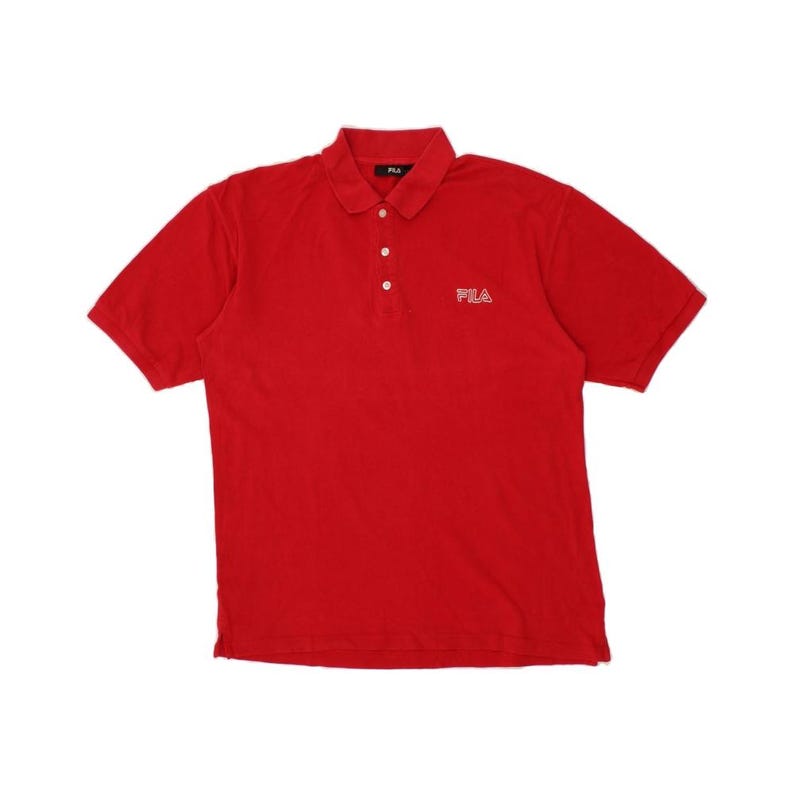 Fila mens polo shirt 2XL red image 1