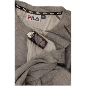 Fila Mens Sweatshirt Jumper XL Grey Cotton image 4