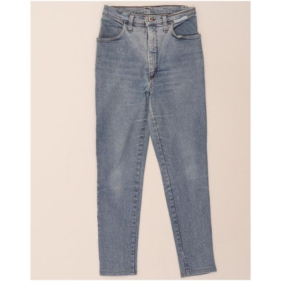 VINTAGE Jean court pour femme EU 34 2XS W25 L26 Bleu France