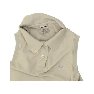 Vestido polo sin mangas para mujer Fila IT 44 algodón gris medio imagen 3