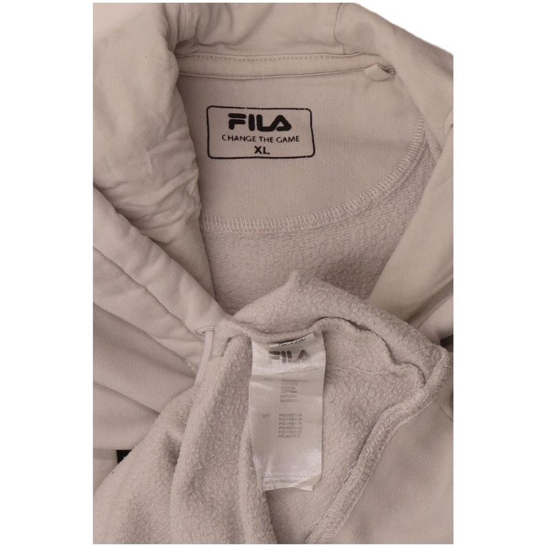 Fila Herren Kapuzenpullover XL weiß Baumwolle Bild 6