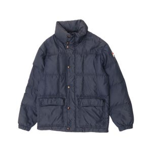 Kurtka męska Fila z kapturem i pikowaniem IT 44 XS granatowo-nylonowa zdjęcie 1