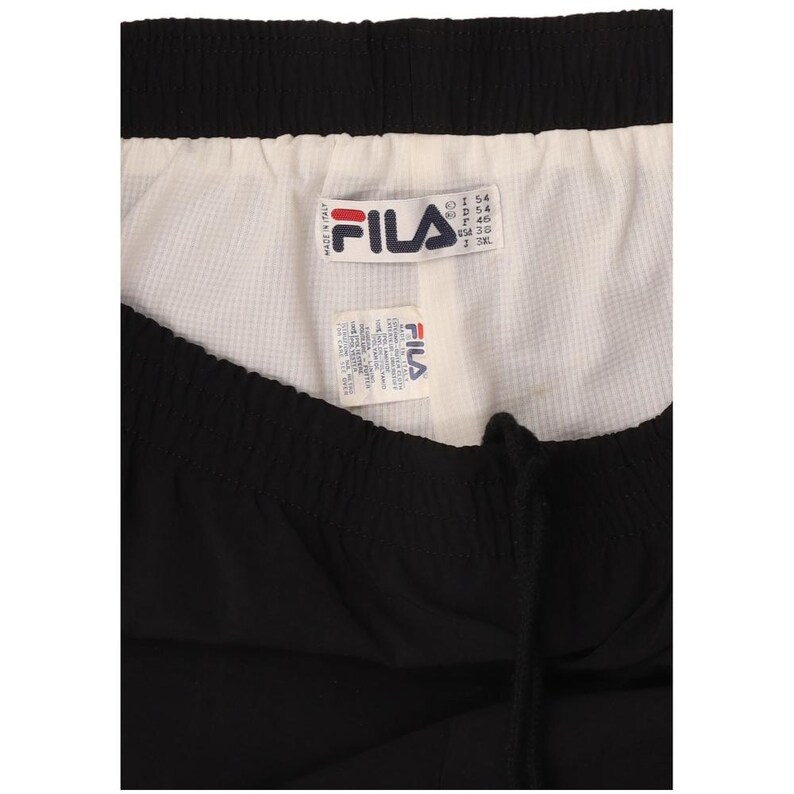 Fila Mens Tracksuit Trousers Joggers IT 54 XL Black Polyester image 3