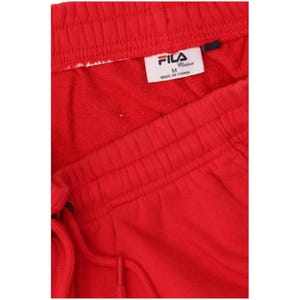Fila Mens Tracksuit Trousers Joggers Medium Red image 3