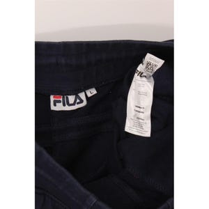 Pantalones de chándal Fila para hombre, talla grande, de algodón, azul marino imagen 3