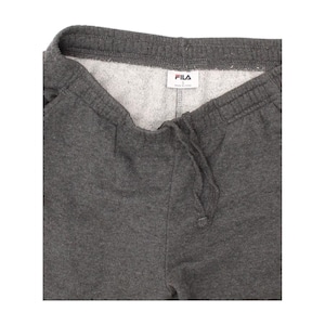 Fila mens tracksuit trousers joggers small grey polyester image 3