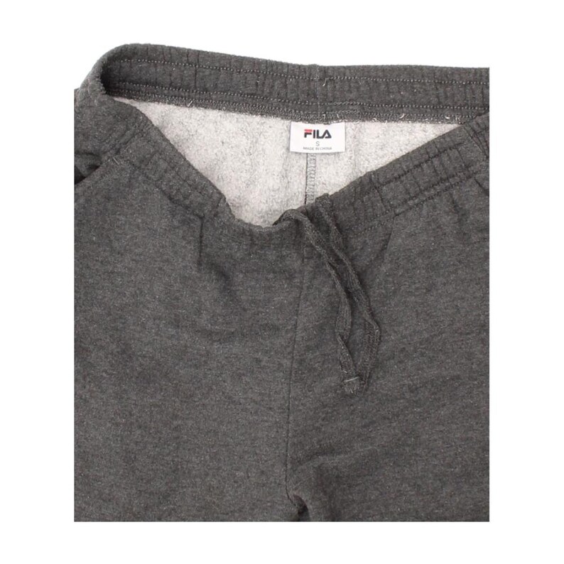 Fila mens tracksuit trousers joggers small grey polyester image 3