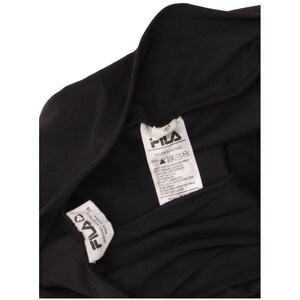 Fila Sportshorts Dames UK 14 Large zwart nylon afbeelding 3