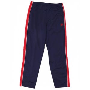 Fila Mens Tracksuit Trousers IT 48 Medium Navy Blue Colourblock Polyester image 1