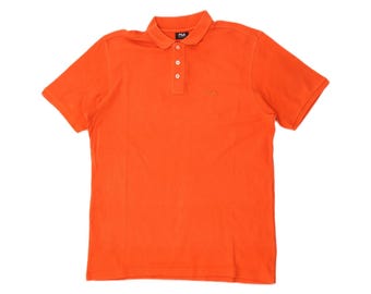 Polo da uomo Fila XL in cotone arancione