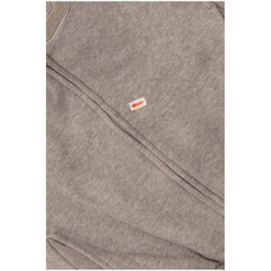 Felpa con cappuccio e zip oversize con grafica Fila da donna, taglia UK 10 small, cotone grigio immagine 3
