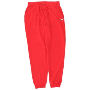 Fila Mens Tracksuit Trousers Joggers Medium Red image 1